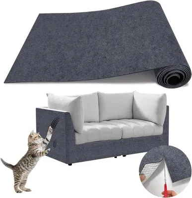 Produktbild von Kletterplatz für Katzen - selbstklebend - 200 x 40 cm - dunkelgrau