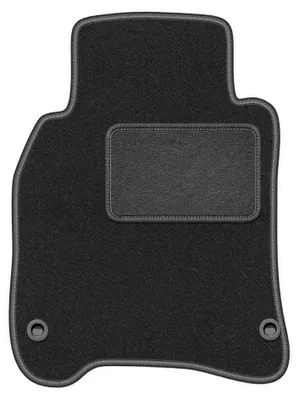 Image de Tapis conducteur en moquette pour Infiniti M Hybrid depuis 2010 (berline) – 1 pièce, gris graphite, sur mesure – Wielganizator LUX