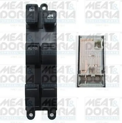 Produktbild von MEAT & DORIA 26543 Fensterheberschalter für NISSAN X-TRAIL (T30) Vorne Links Fensterheber Schalter