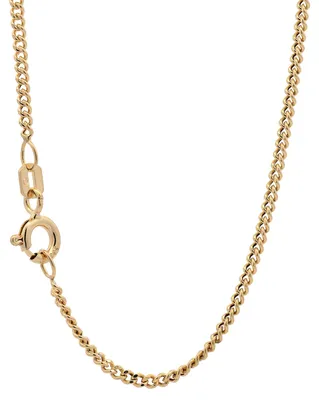 Produktbild von Goldkette Panzerkette hohl Halskette  1,8mm 50cm 333-8 Karat Gold