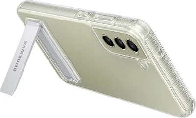 Produktbild von Samsung Clear Standing Rugged Cover S21 FE, Cover, Samsung, Galaxy S21FE, 16,3 cm (6.41"), Transparent