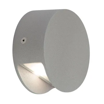 Zdjęcie produktu dla SLV Pema 231012 LED wall light Built-in LED 4 W LED (monochrome) Silver-grey
