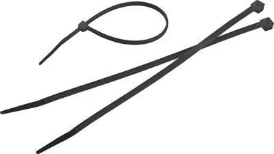 Produktbild von Tolsen Nylon-Kabelbinder Tyraps 7,6 x 300 mm – 100 Stück – UV-beständig – Schwarz, es Nylon 66 – Maxami