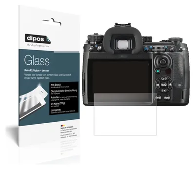 Obrázok produktu pre 2x ochranná fólia pre Pentax K-3 III matná - Anti-Shock 9H fólia dipos Glass plastové sklo