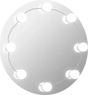 Obrázok produktu pre vidaXL Nástenné zrkadlo s LED osvetlením Okrúhle sklo