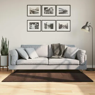 Obrázek produktu pro Koberec HUARTE Hnědá 80 x 150 cm 100% polyester Plochá