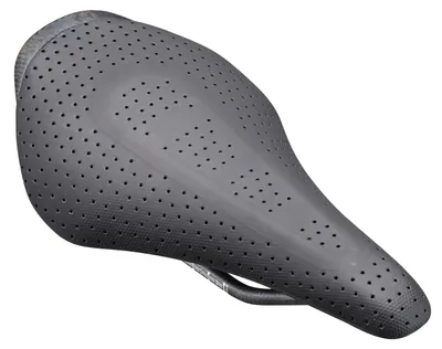 Image de Selle de vélo, fibre de carbone légère, compatibilité polyvalente, noir
