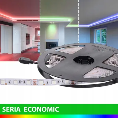 Immagine prodotto di Striscia LED Prescot, RGB, SMD5050, 12V, 5 metri, 12W/metro