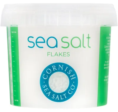 Obrázok produktu pre Vločky morskej soli Cornish Sea Salt Co 150 g - hrubé, prírodné soľné vločky z Cornwallu
