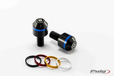 Produktbild von PUIG 8113N Kurze Lenkerendgewichte mit Ring passend fuer MV AGUSTA BRUTALE 675 Schwarz