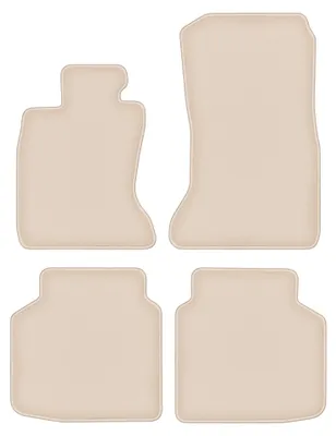 Productafbeelding van Velours automatten voor BMW 7 F02 2008-2015 – 4-delig, beige, op maat – Wielganizator FORTUNA