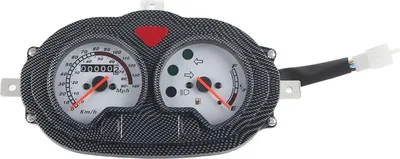 Immagine prodotto di Stile vintage universale, tachimetro per scooter, strumento da cruscotto in plastica per moto