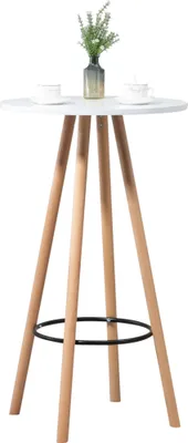 Produktbild von Stehtisch HLO-CP3 rund  natura/weiß