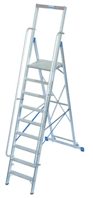 Immagine prodotto di KRAUSE STABILO Stufen-StehLeiter mit großer Standplattform 1x9 Stufen