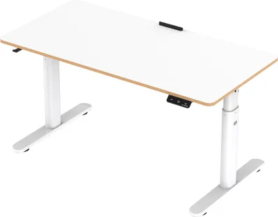Zdjęcie produktu dla Biurko gamingowe Ultradesk Pulsar z elektryczną regulacją wysokości Białe