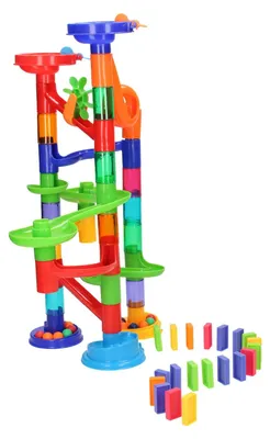 Image de Domino Tornado Knikkerbaan, 60dlg.