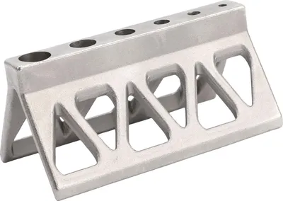 Image de Le gabarit de perçage de tubes centre le foret sur le cylindre. Outil de guidage professionnel en acier inoxydable 304 pour tubes cylindriques