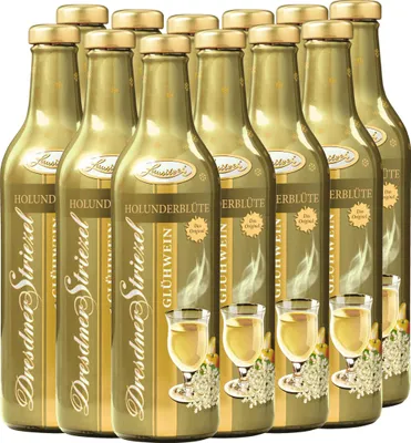 Produktbild von 12x Vorteils-Weinpaket Dresdner Striezel Glühwein Holunderblüte - Lausitzer