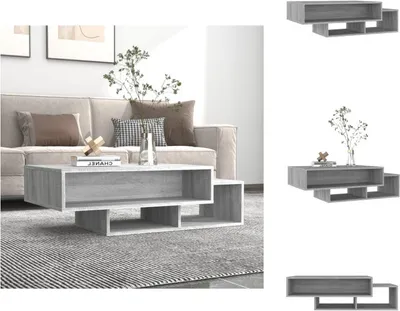 Obrázek produktu pro vidaXL Konferenční stolek šedý Sonoma 105x55x32 cm materiál na bázi dřeva - Konferenční stolky