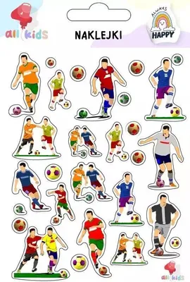 Obrázok produktu pre Nálepky pre deti Futbalisti