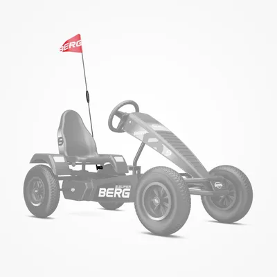 Produktbild von BERG Sicherheitsfahne XL für Gokart