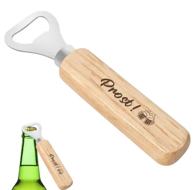 Productafbeelding van Flesopener - Met grappig design - Voor bierflessen - Metaal - 1 stuk