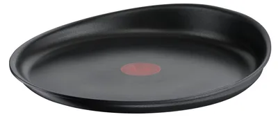 Produktbild von Tefal Ingenio Eco Resist L8581004, Rund, Crêpe-Pfanne, Schwarz, Aluminium, Thermo-Punkt, Keramik, Elektro, Gas, Halogen, Induktion, Versiegelte Platte