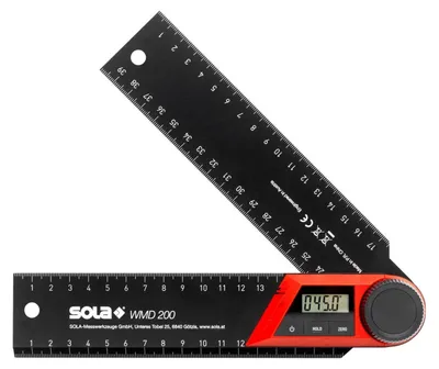 Produktbild von SOLA Winkelmesser WMD 200mm Digital