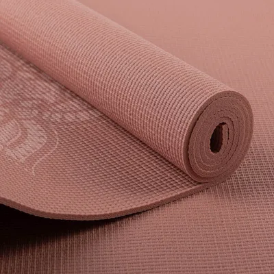 Obrázek produktu pro Podložka na jógu Bodhi Leela 4,5 mm - růžová s mandalou