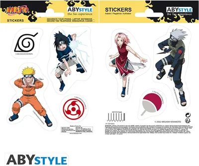 Obrázek produktu pro Naruto samolepky - 2 aršíky
