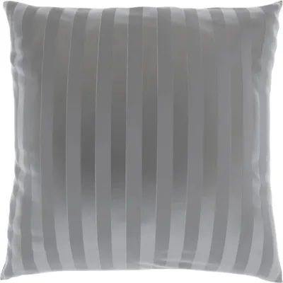 Produktbild von Satin-Kissenbezug mit Streifen LIGHT GREY