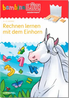Produktbild von bambinoLÜK. 4/5/6 Jahre - Vorschule Rechnen lernen mit dem Einhorn
