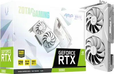 Produktbild von ZOTAC GAMING GeForce RTX 3060 AMP - White Edition
