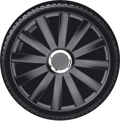 Produktbild von 17" Zoll Radkappen Schwarz Radzierblenden Radblenden PP 5087B AutoStyle