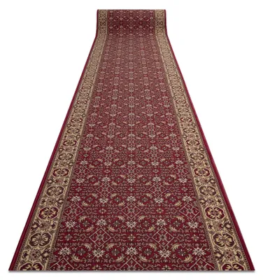 Image de TAPIS DE COULOIR ANTIDÉRAPANT BIDJAR bordeaux 67cm rouge 67x220 cm