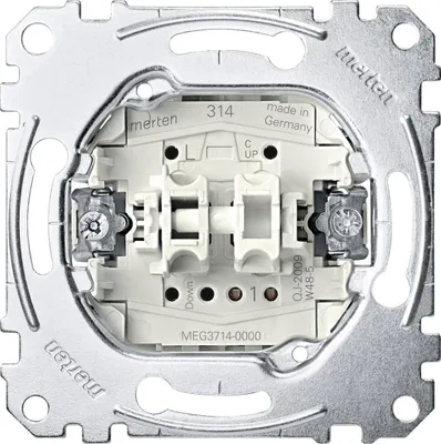 Image de Merten Rollladenschalter-Einsatz Zusatzkontakt 1p. MEG3714-0000 Steckdose (MEG3714-0000)
