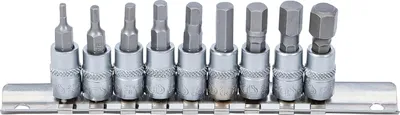 Zdjęcie produktu dla BGS technic Bit Socket Set, Stal chromowo-wanadowa, 198 mm, 198 g