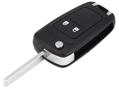 Image de Télécommande universelle avec puce - 2 boutons - Boîtier en PVC - Durable - Facile à installer - Porte-clés pour voiture