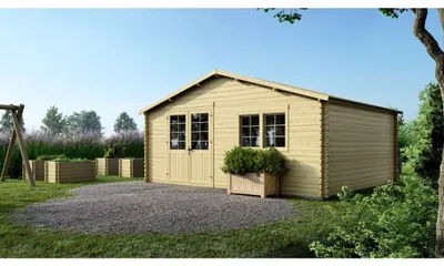 Produktbild von Gartenhaus, Gerätehaus 30m2 - 6x5m - 40mm