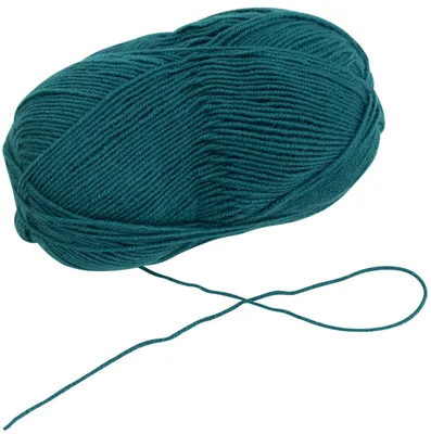 Strickgarn 100 g, 280 m, Acryl/Wolle, Grünöl, Chenille