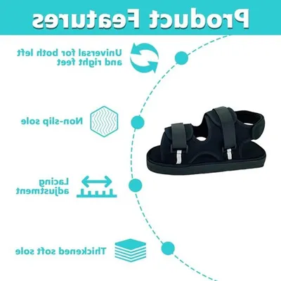 Verstellbare Rehabilitationsschuhe für postoperative Anwendung, Schutz bei Fußfrakturen und Verstauchungen, geeignet für