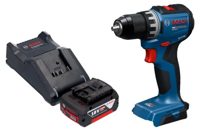 Zdjęcie produktu dla Wiertarko-wkrętarka akumulatorowa Bosch GSR 18V-52 Professional 18 V 70 Nm bezszczotkowa + 1x akumulator 5,0 Ah + ładowarka