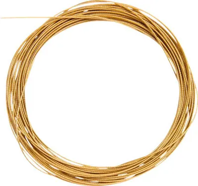 Produktbild von Edelstahldraht gold 0,4 mm 4 m