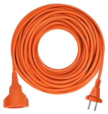 Produktbild von Solight 1z flexible Leitung - Stecker, 10 m, 2 x 1,5 mm², orange PS20