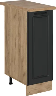 Produktbild von Apothekerschrank Vicco R-Line Anthrazit Landhaus 30 cm , AP Eiche, Model 53980