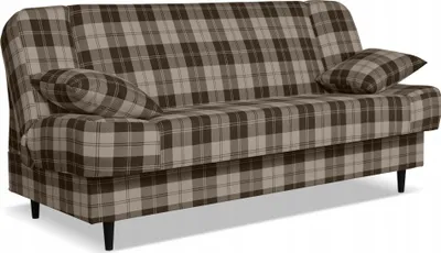 Produktbild von Family Meble Couch Sally Schlafsofa Schlafcouch mit Bettkasten Freistehendes Lounge Sofa Bequem zum Entspannen Wohnzimmer Wartezimmer Braun