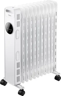 Obrázok produktu pre Midea NY2311-20MRE Elektrický izbový ohrievač Vnútorný biely 2300 W Olejový ventilátorový ohrievač