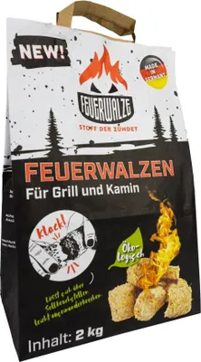 Produktbild von Brennstoffe Lenerz Feuerwalze Zündwolle 2 kg in Papiertüte