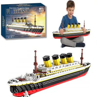 Produktbild von Lebula Konstruktionsbausatz Titanic 3688, ein elektrischer Dampfschiff-Bausatz