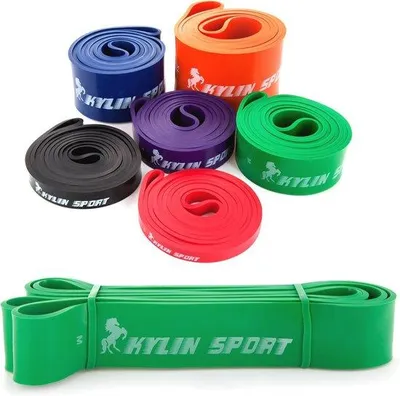 Productafbeelding van Famanu weerstandsbanden voor pull-ups en krachttraining - ideaal voor yoga, pilates en crossfit